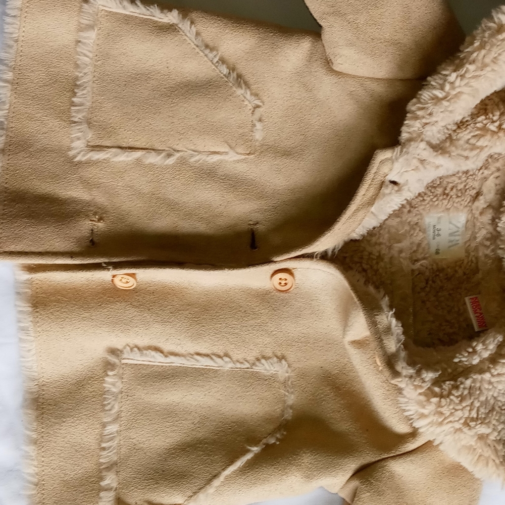 Baby Zara faux sherling jacket